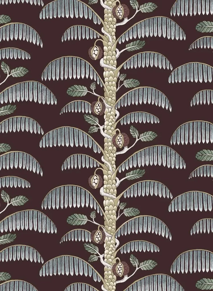 Josephine Munsey Carta da parati Palm Stripe - Spicer Brown