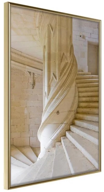 Poster  Winding Entrance  Cornice Quadri Cornice d'oro, Larghezza x Altezza Home decor 30x45