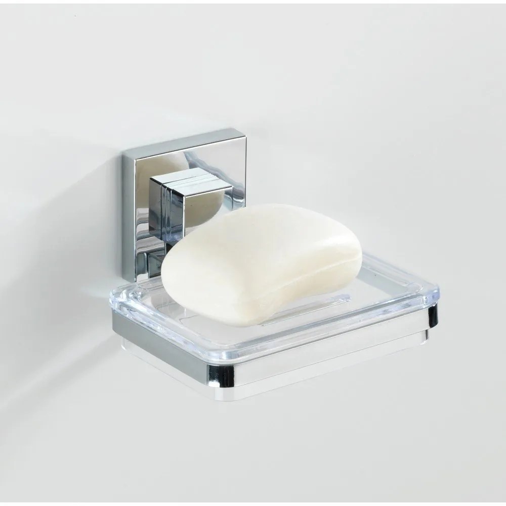 Portasapone autoportante Vacuum-Loc, 12 x 12 cm Quadro - Wenko