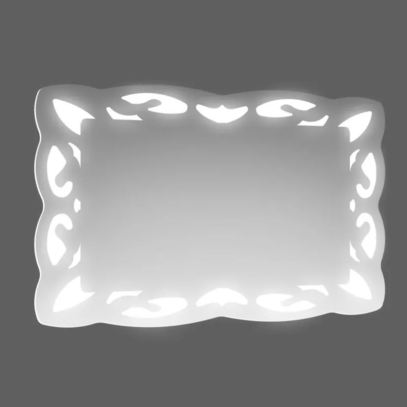 Specchio con illuminazione integrata bagno rettangolare Fantasy H 120 x P 2.5 cm