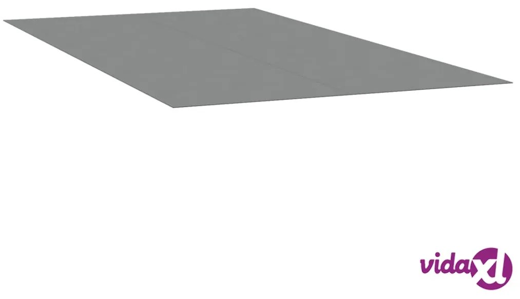 vidaXL Telo Sotto Piscina Grigio Chiaro 420x220 Geotessile Poliestere