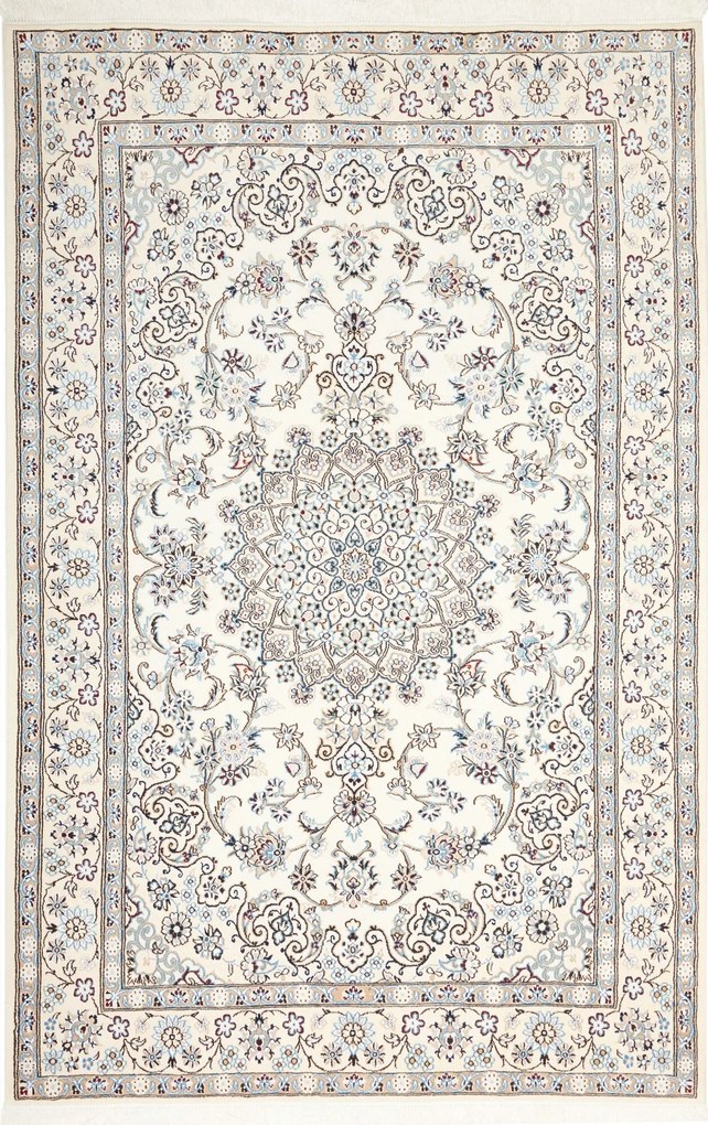 Nain Tappeto 220 x 150 Beige (Iran) Annodato A Mano