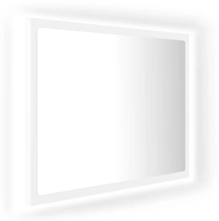 Specchio da Bagno con LED Bianco 60x8,5x37 cm in Acrilico