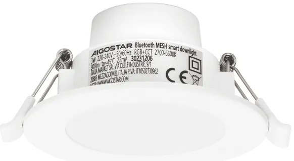 Aigostar -LED RGBW Lampada da incasso per bagno LED/3W/230V 2700-6500K IP44