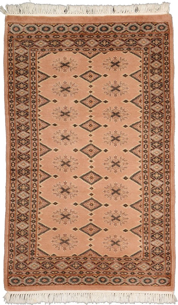Bokhara Tappeto orientale 80 x 120 Beige (Pakistan) Annodato A Mano