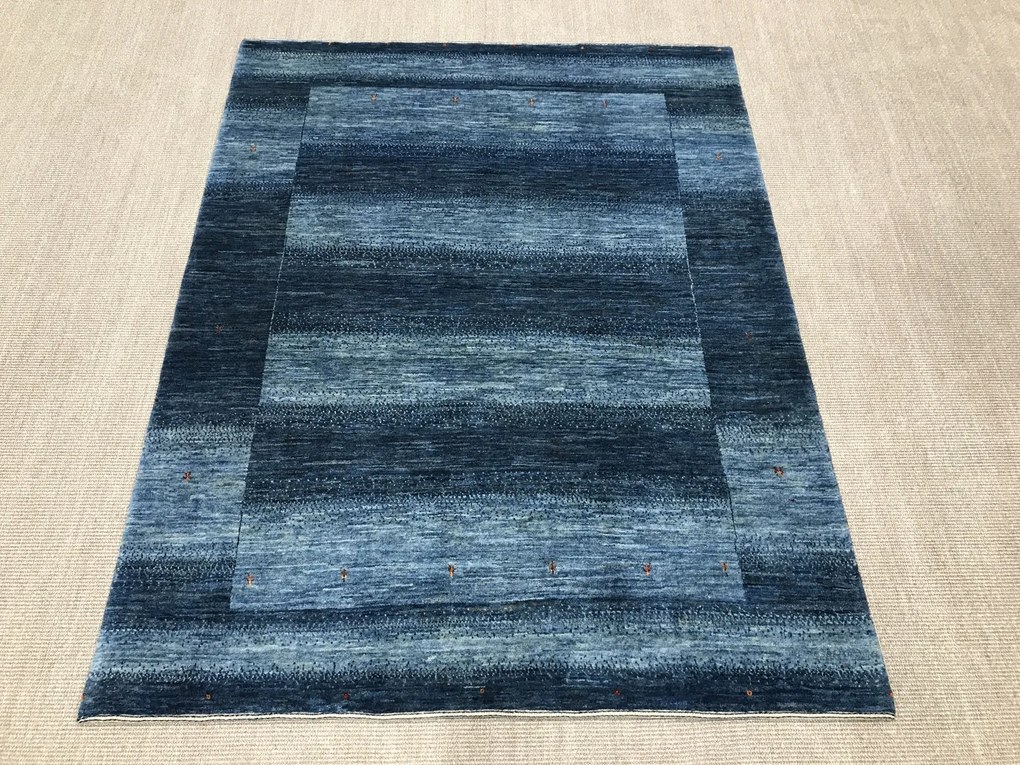Loribaft Tappeto persiano 150x190 Blu (Iran) Annodato A Mano