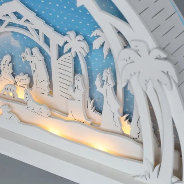 Brilagi - Decorazione natalizia LED presepe LED/2xAA