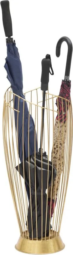Porta Ombrelli Fashion Oro Ø28x69 cm in Ferro Oro...
