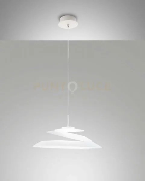 Aragon sospensione bianca a led 3000k - 18w - 1760 lm dimmerabile...