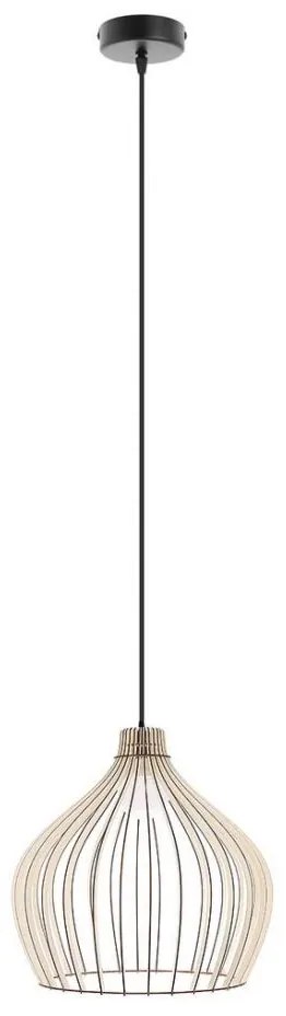 Lampadario a sospensione con filo BIG BARREL 1xE27/24W/230V