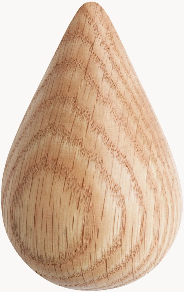 Set di 2 ganci da parete in legno Dropit