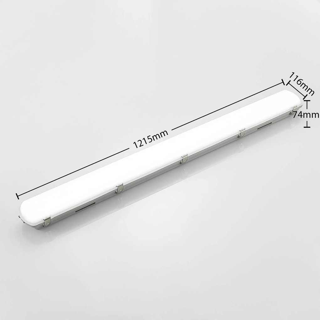 Lampada LED resistente all'umiditá Arcchio, lunghezza 121,5 cm, set da 2