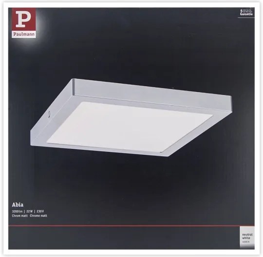 Paulmann 71024 - LED/22W Plafoniera ABIA 230V cromo opaco