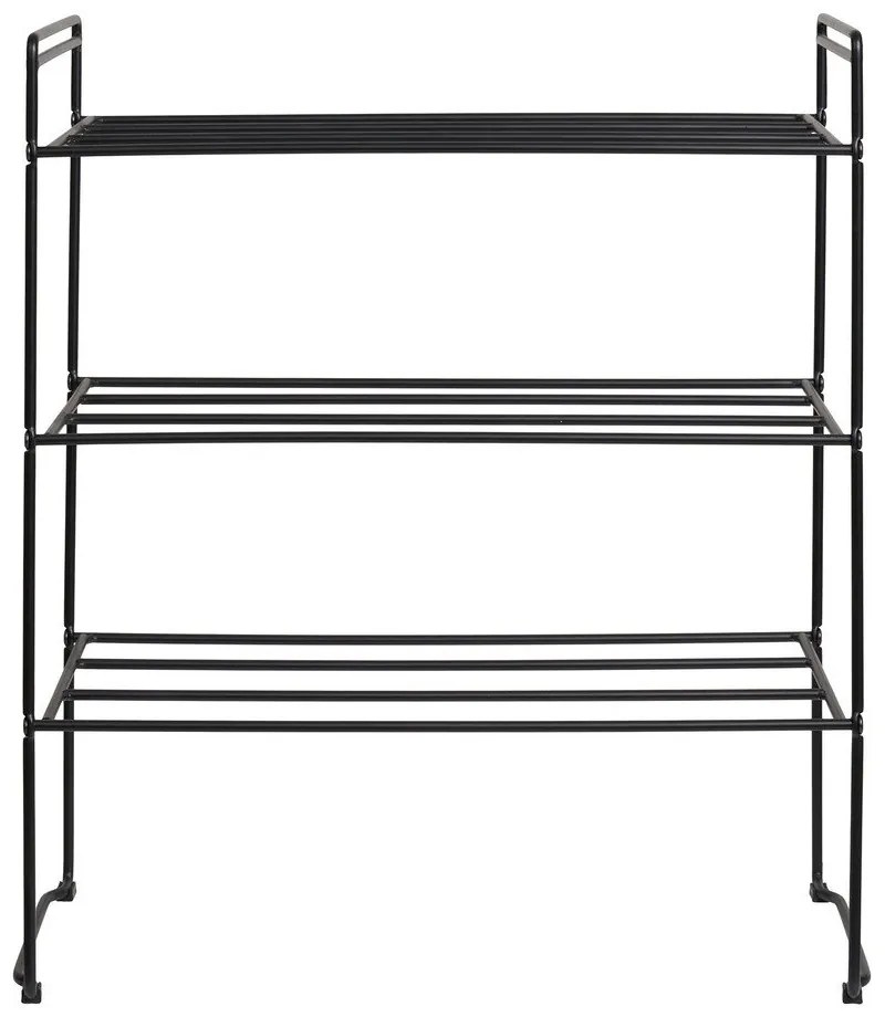 Scarpiera nera in metallo Swansea - House Nordic