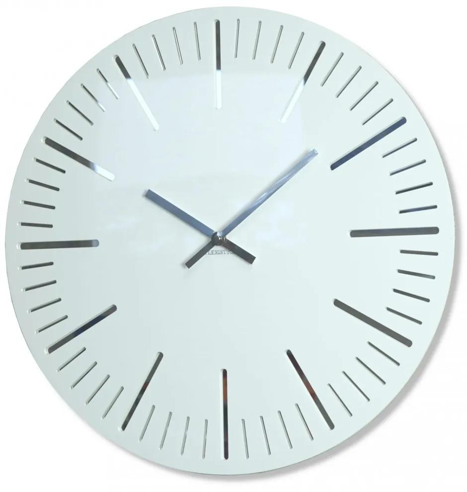 Orologio elegante bianco nel soggiorno 50 cm