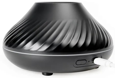 Diffusore di aromi LED RGB con finta fiamma LED/6,5W/5V 130ml nero