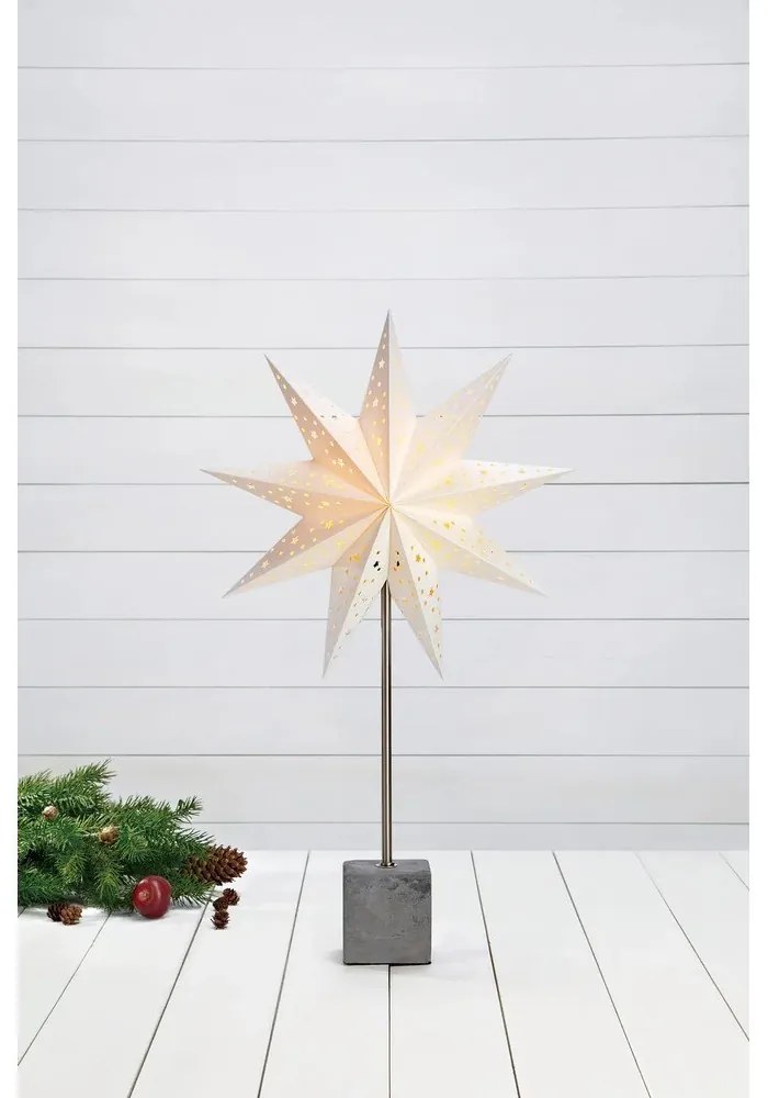 Decorazione luminosa natalizia bianca Hård - Markslöjd