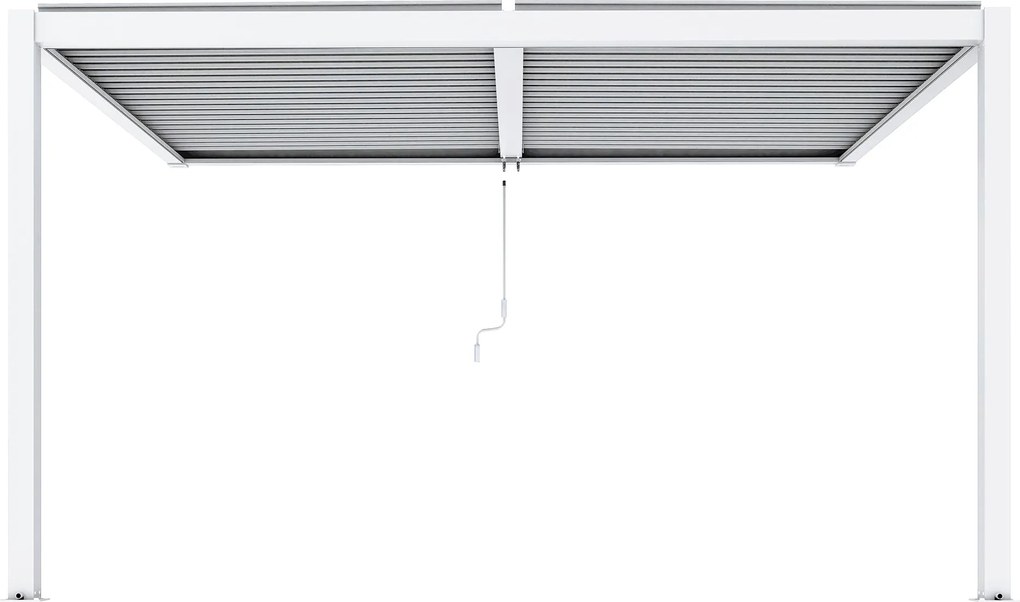 Pergola bioclimatica addossata 4 x 2,5 m