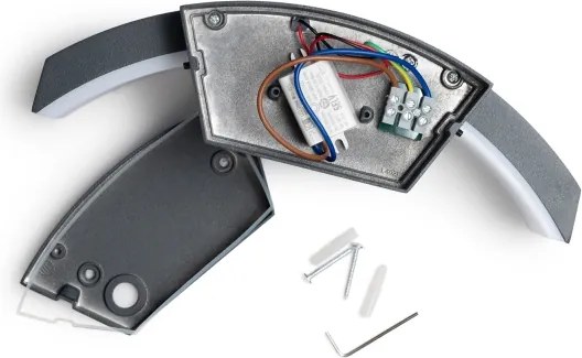 Brilagi - Lampada LED esterna con sensore ARCELO LED/9W/230V 50 cm IP54