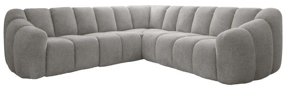 Divano angolare grigio chiaro Shell – Miuform