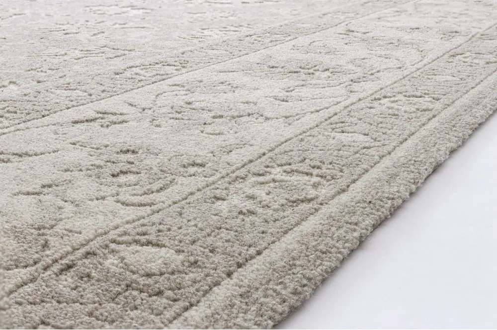 Tappeto in lana grigio 120x180 cm Kirla - Agnella