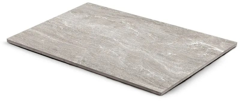 Lastra di cemento Duomo Valstone in gres naturale grigio L 90 x L 60 cm, spessore 20 mm