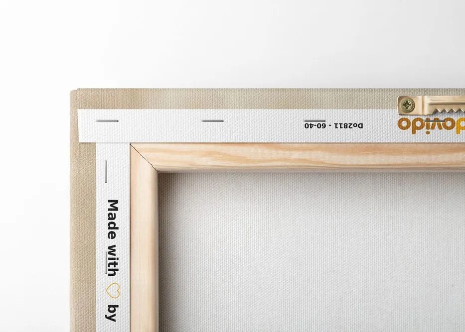 Quadro su tela – Japandi cerchi moderni