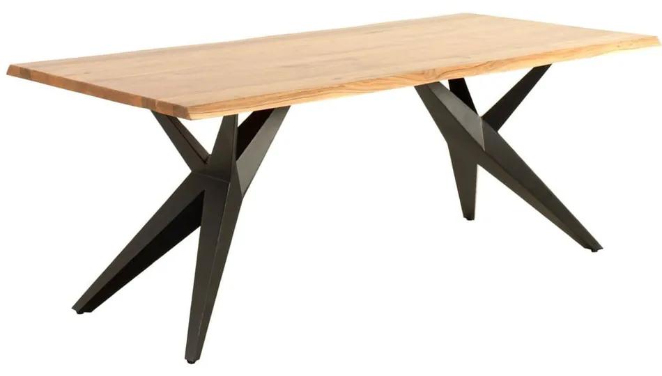 Tavolo da pranzo con piano in acacia 100x200 cm Ligero - Geese