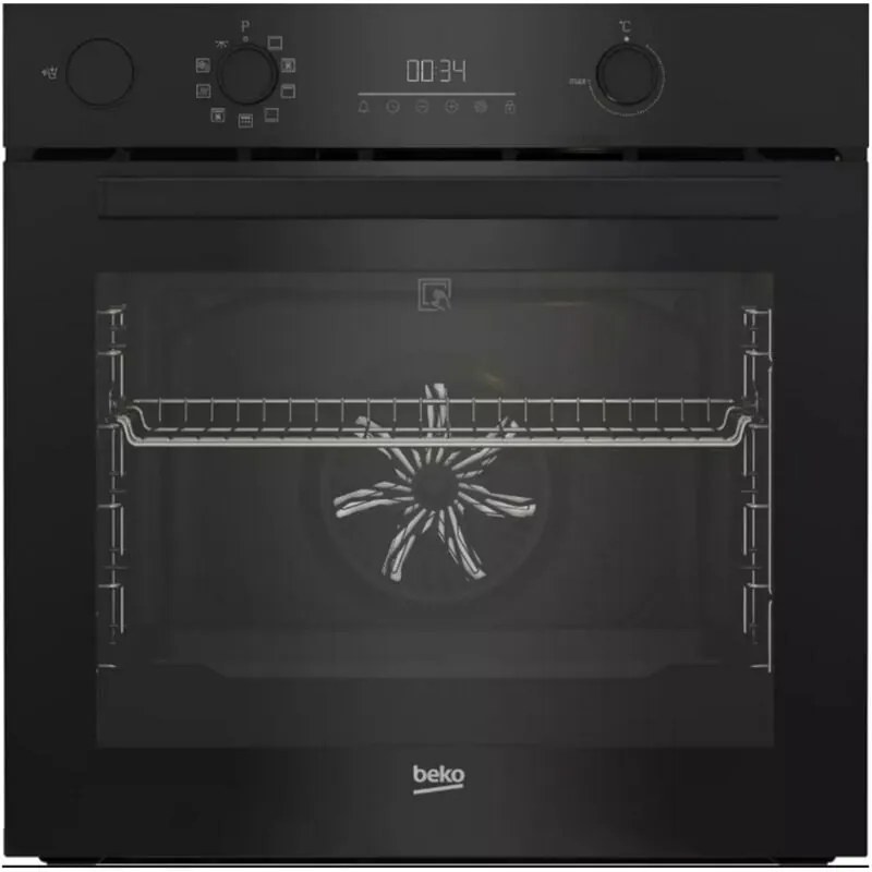 Forno multifunzione da incasso 72L 60cm con pulizia pirolitica, nero - BBIS17301BMP - beko