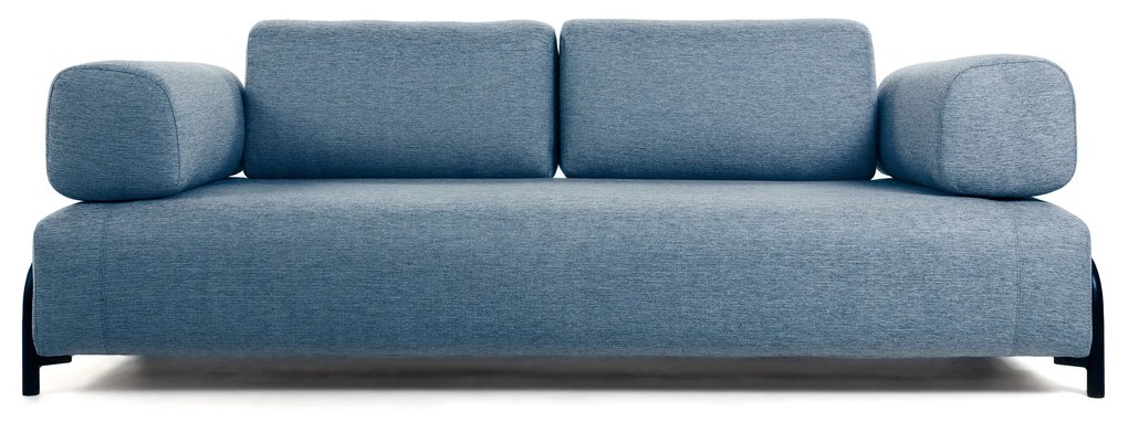 Kave Home - Divano Compo 3 posti blu 232 cm