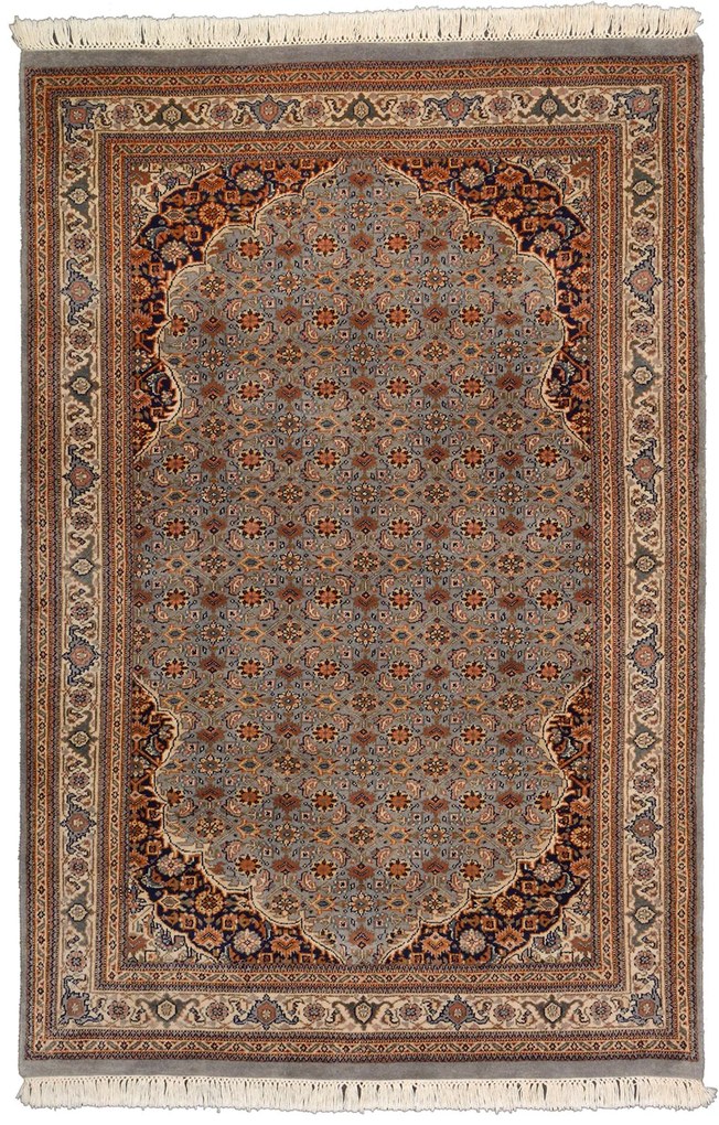 Bidjar Tappeto orientale 120x180 Blu (Indian) Annodato A Mano