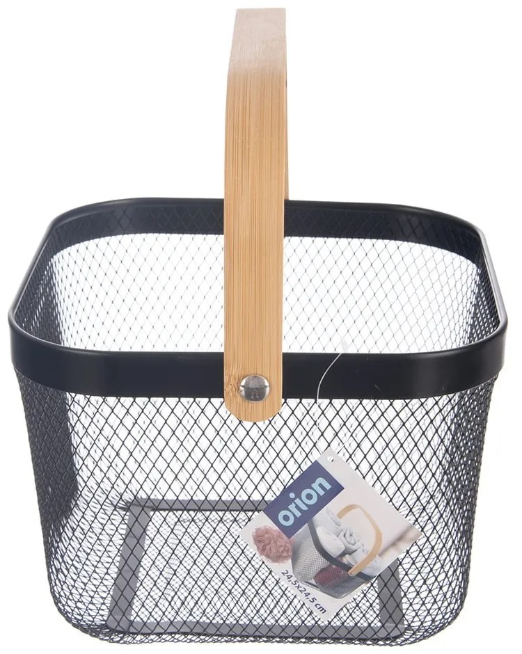 Cesto con filo metallico in metallo 24,5x24,5x30 cm Radka – Orion