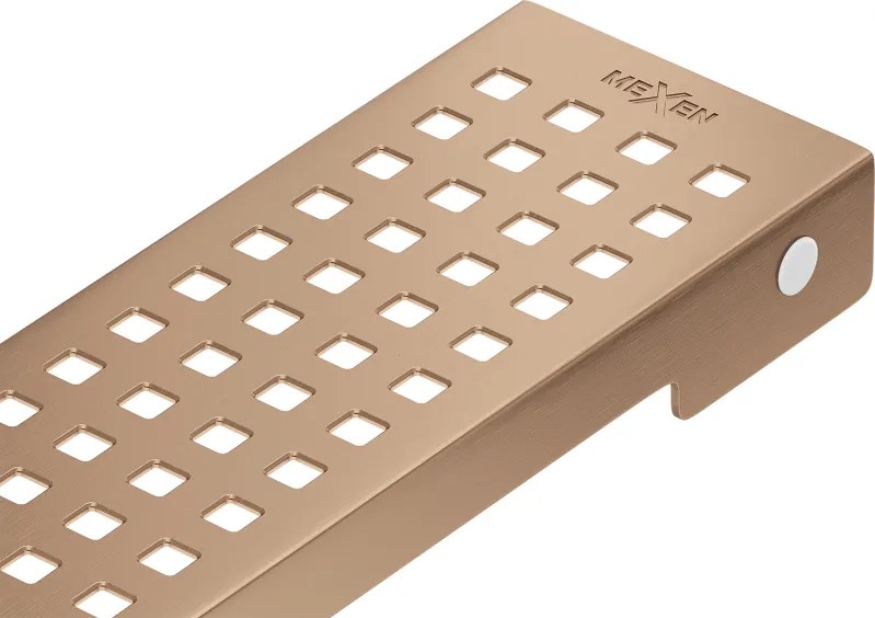 Mexen Flat M08 copertura per scarico lineare 100 cm, rame spazzolato - 1C25100
