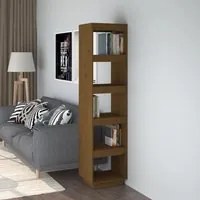 Libreria/Divisorio Miele 40x35x167 cm in Legno Massello di Pino cod 8842