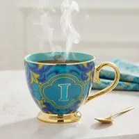 Tazza lettera I porcellana 450 ml Royal Garden