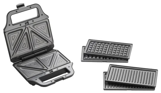 Concept SV3054 - Macchina per i panini 3in1 700W/230V nero