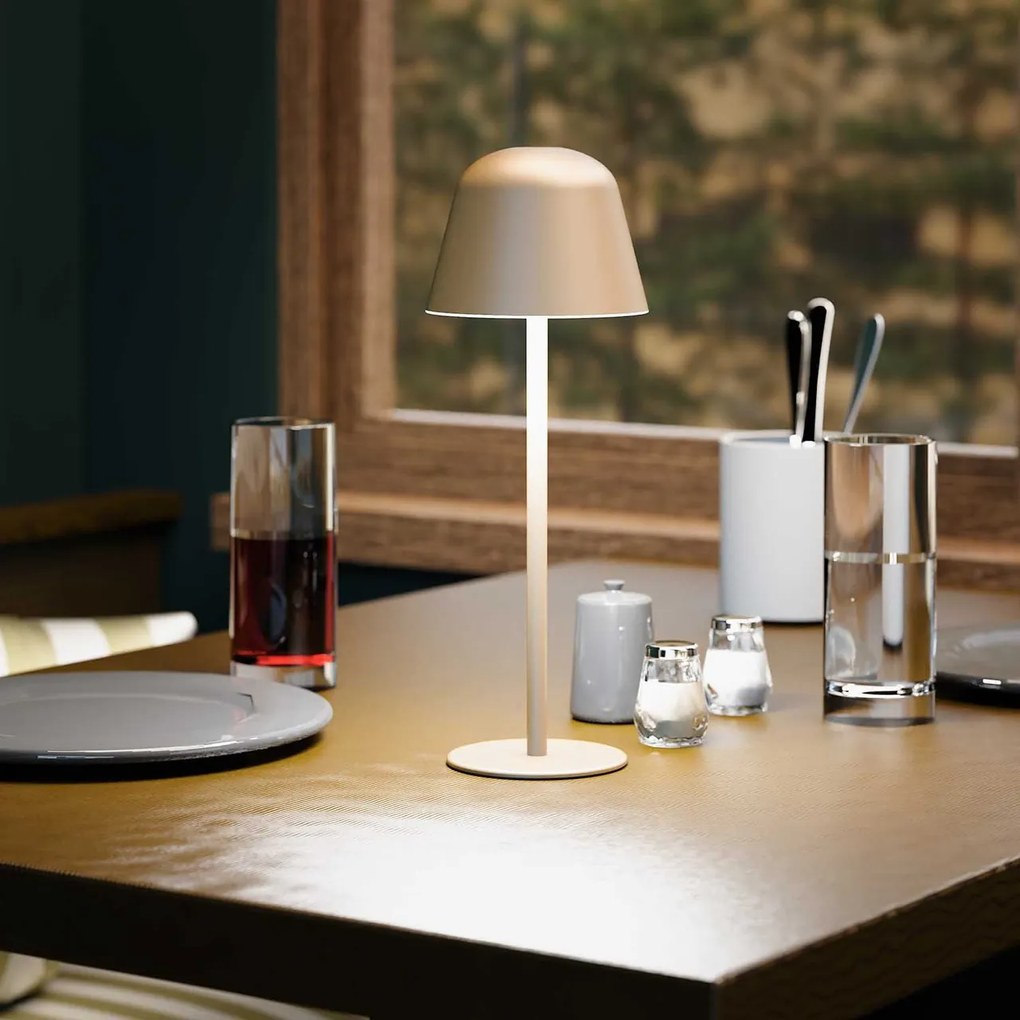 Lampada da Tavolo Ricaricabile 2.2W IP54 CCT Dimmerabile Beige/Sabbia