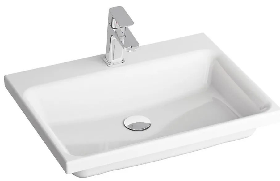 Ravak XJX01260001 - Lavabo da incasso COMFORT 60x46 cm ceramica/bianco
