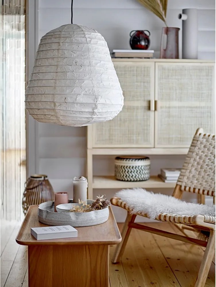 Lampadario bianco ø 50 cm Leena – Bloomingville