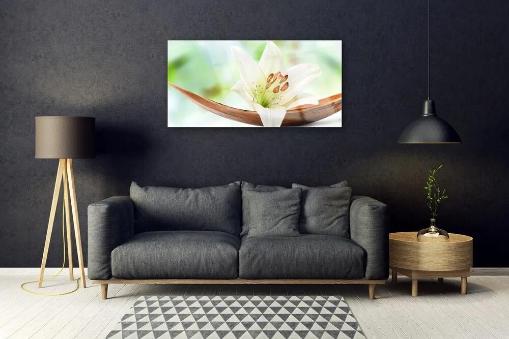 Quadro acrilico Fiore, pianta, natura 100x50 cm
