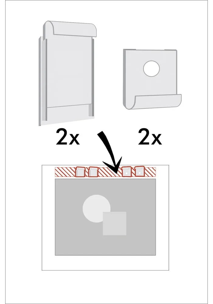 Immagine su tela, 50 x 125 cm Glasspik Nature - Styler