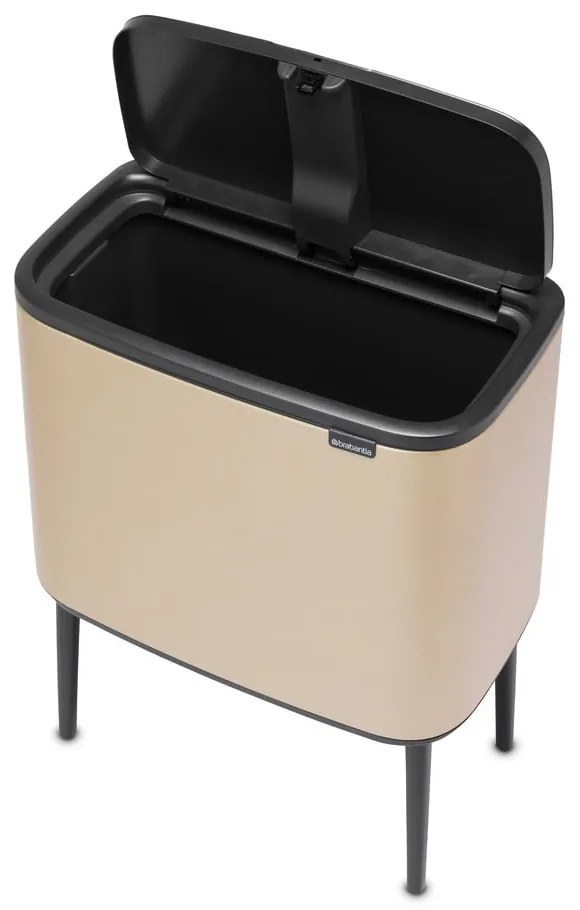 Bidone in acciaio touch in oro 36 l Bo Touch Bin - Brabantia