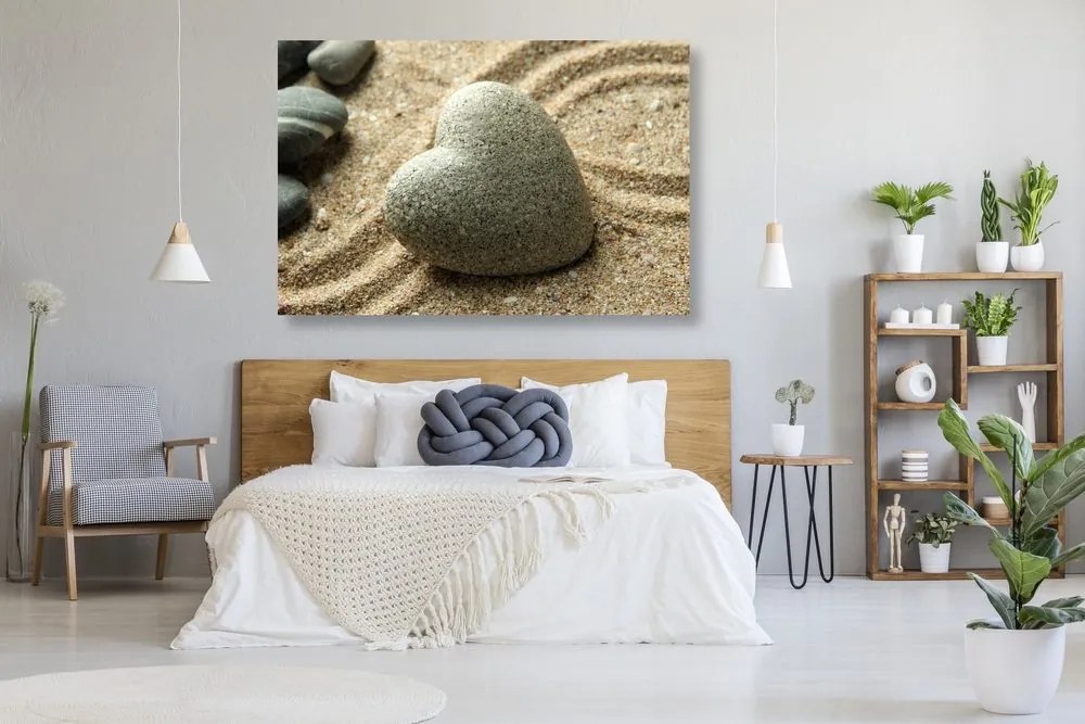 Quadro su tela – Cuore di pietra