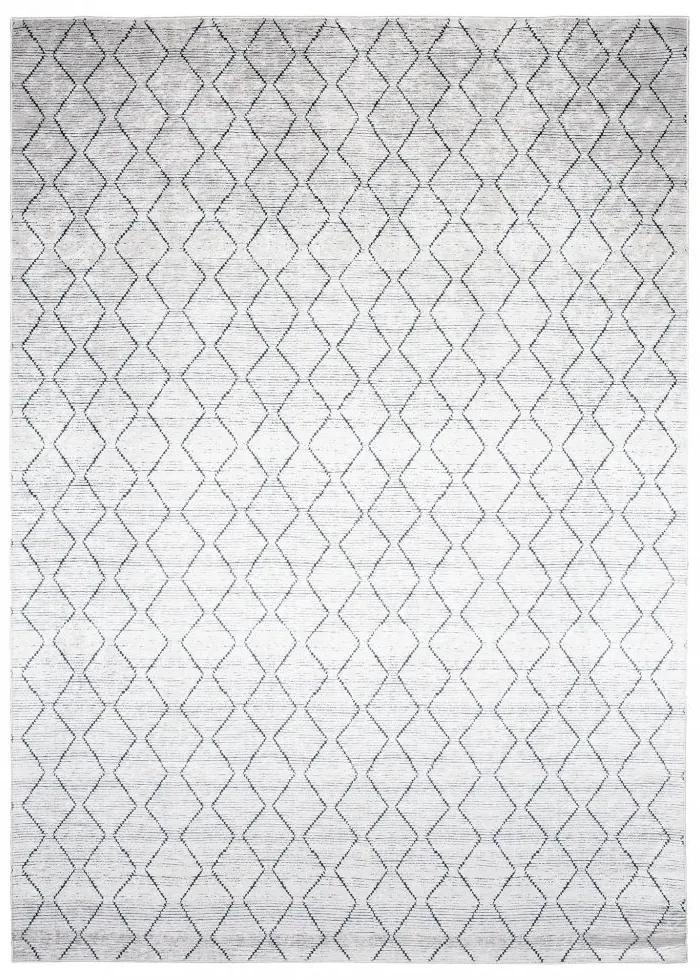 Tappeto moderno grigio chiaro con un motivo semplice Larghezza: 160 cm | Lunghezza: 230 cm
