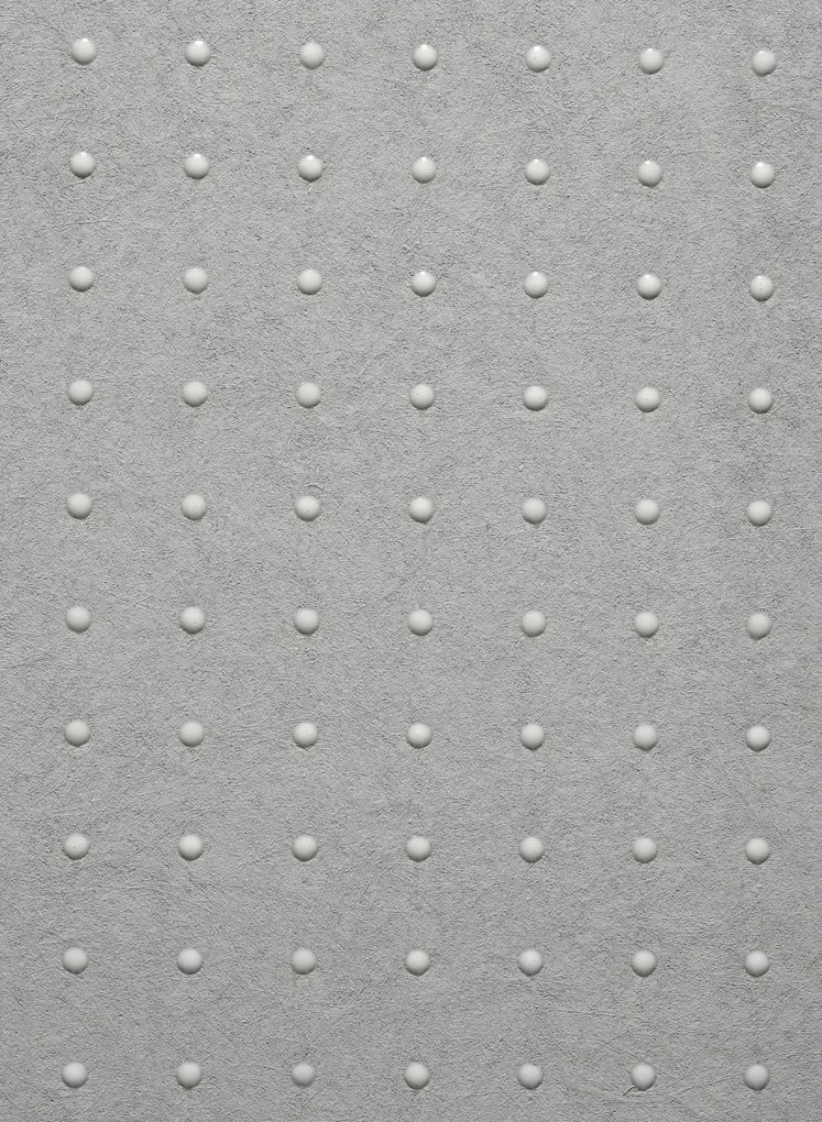 Arte International Carta da parati Dots - 31007 - Medium Grey