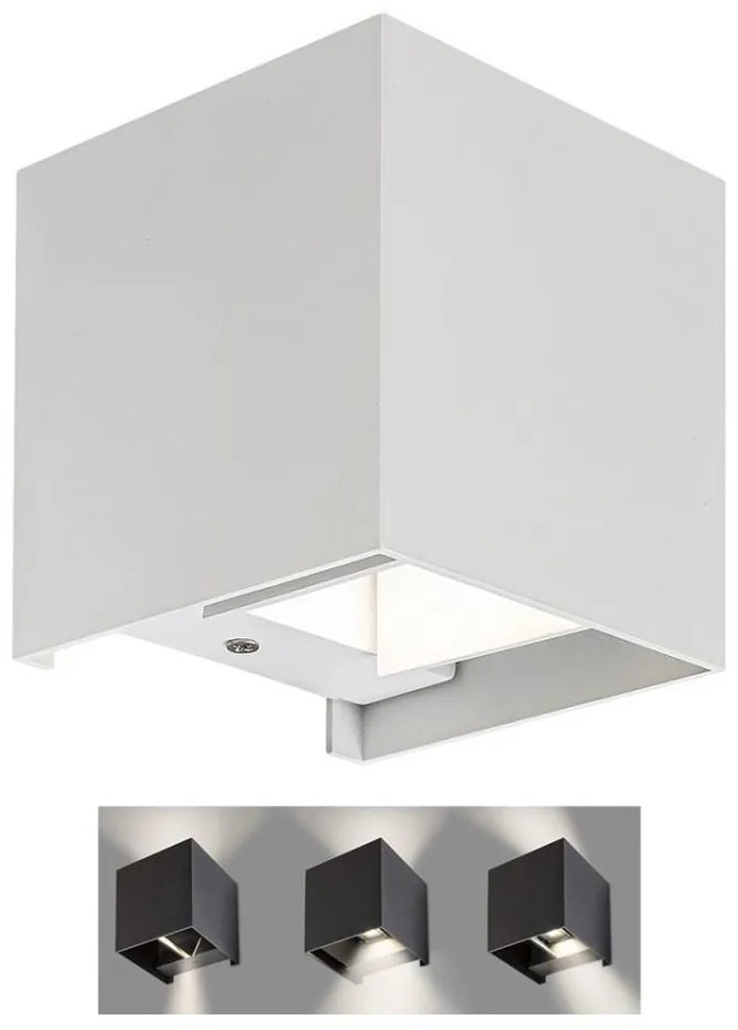 Rabalux 7397 - Applique da esterno SOLIN 1xG9/42W/230V IP54 bianco
