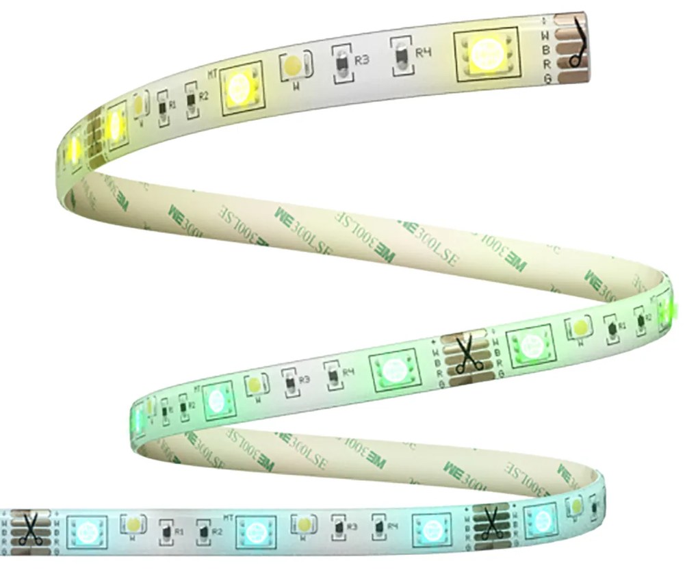 Set di 2 strisce LED intelligenti RGBW e dimmerabili in Kelvin 2 m incl. driver