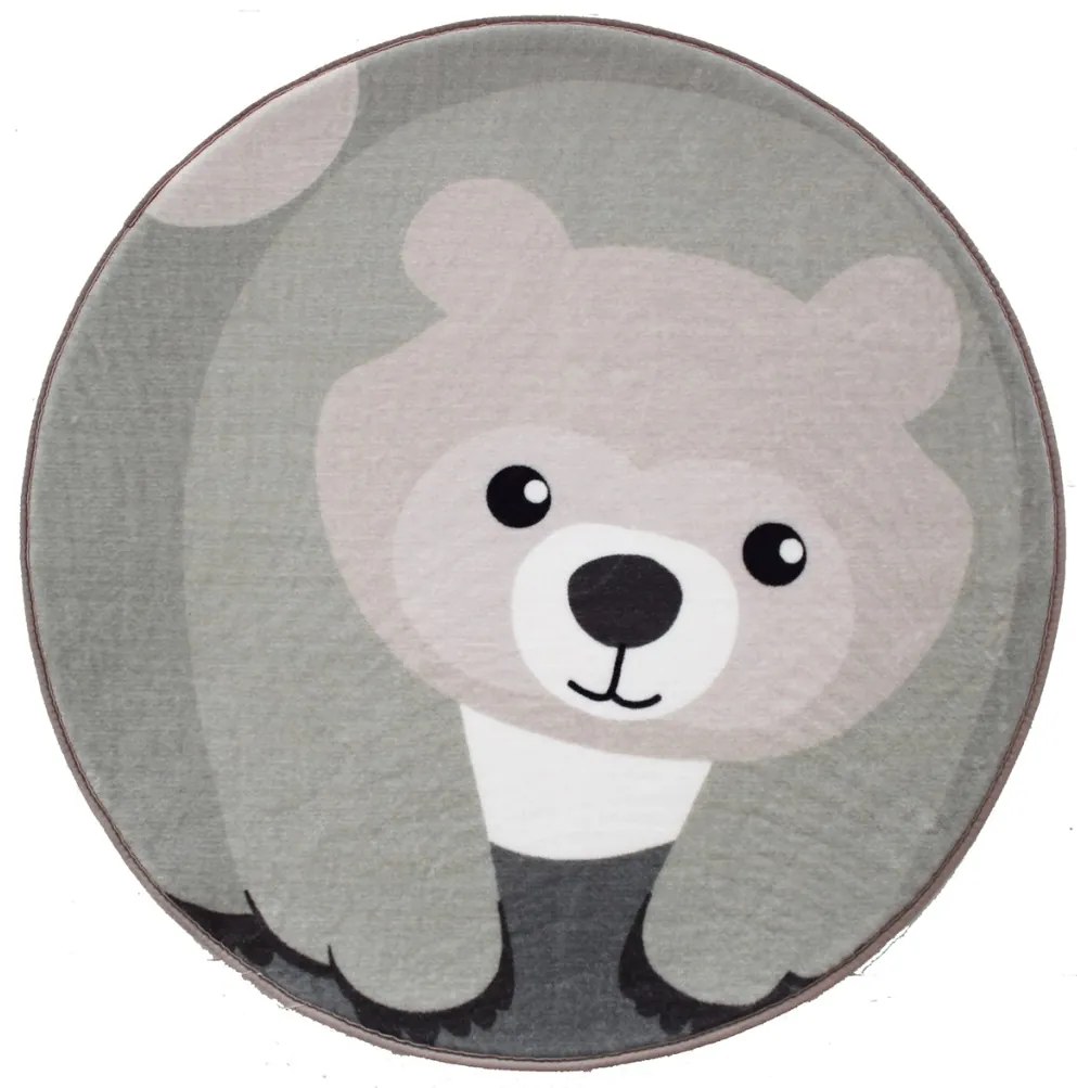 Tappeto rotondo bambini Candy 3516 1 – Diametro 80 cm – Stampa digitale alta definizione