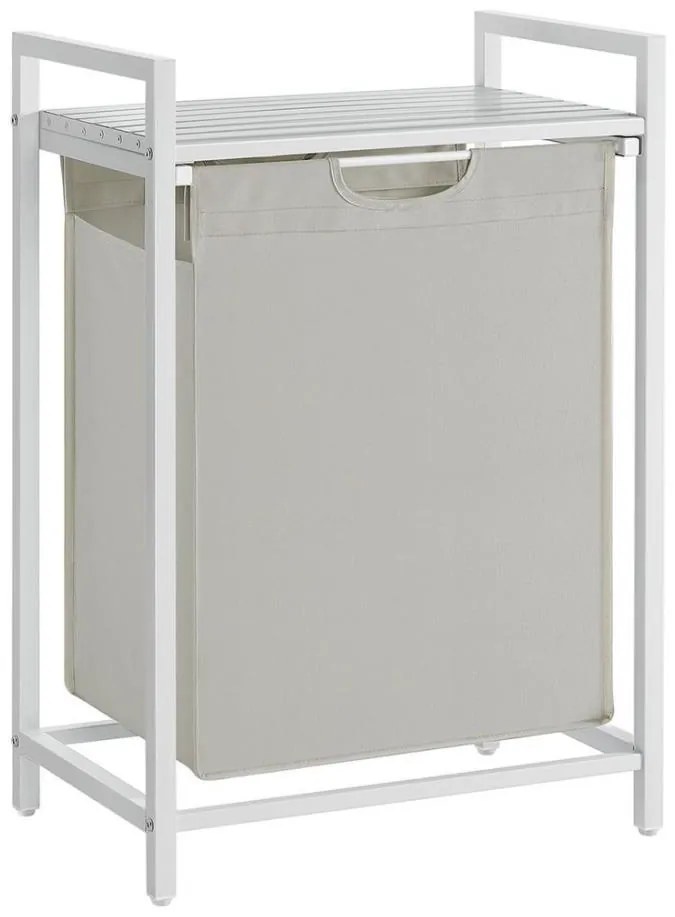 Cesto porta biancheria REX bianco