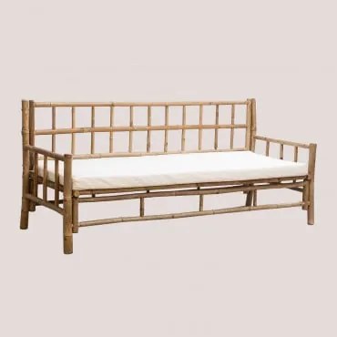 Divano Da Giardino A 3 Posti In Bambù Nui Bambù - Sklum